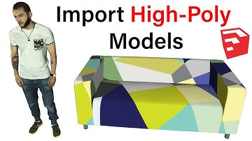 Import High Poly Models in SketchUp with Skimp