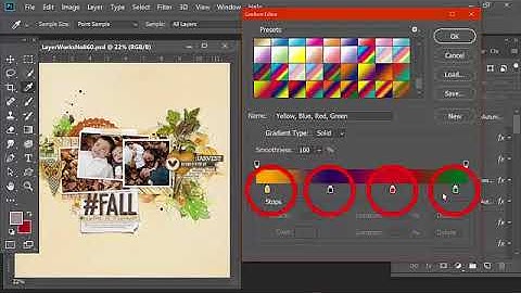 How to Customize Gradients in Photoshop and PSE