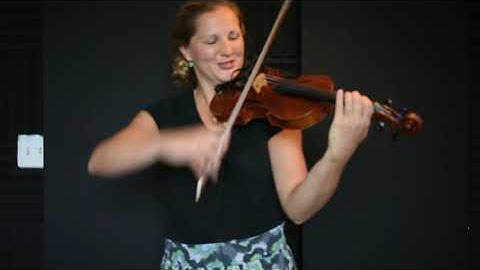 Violin: F major 2 octave scale (with tutorial)