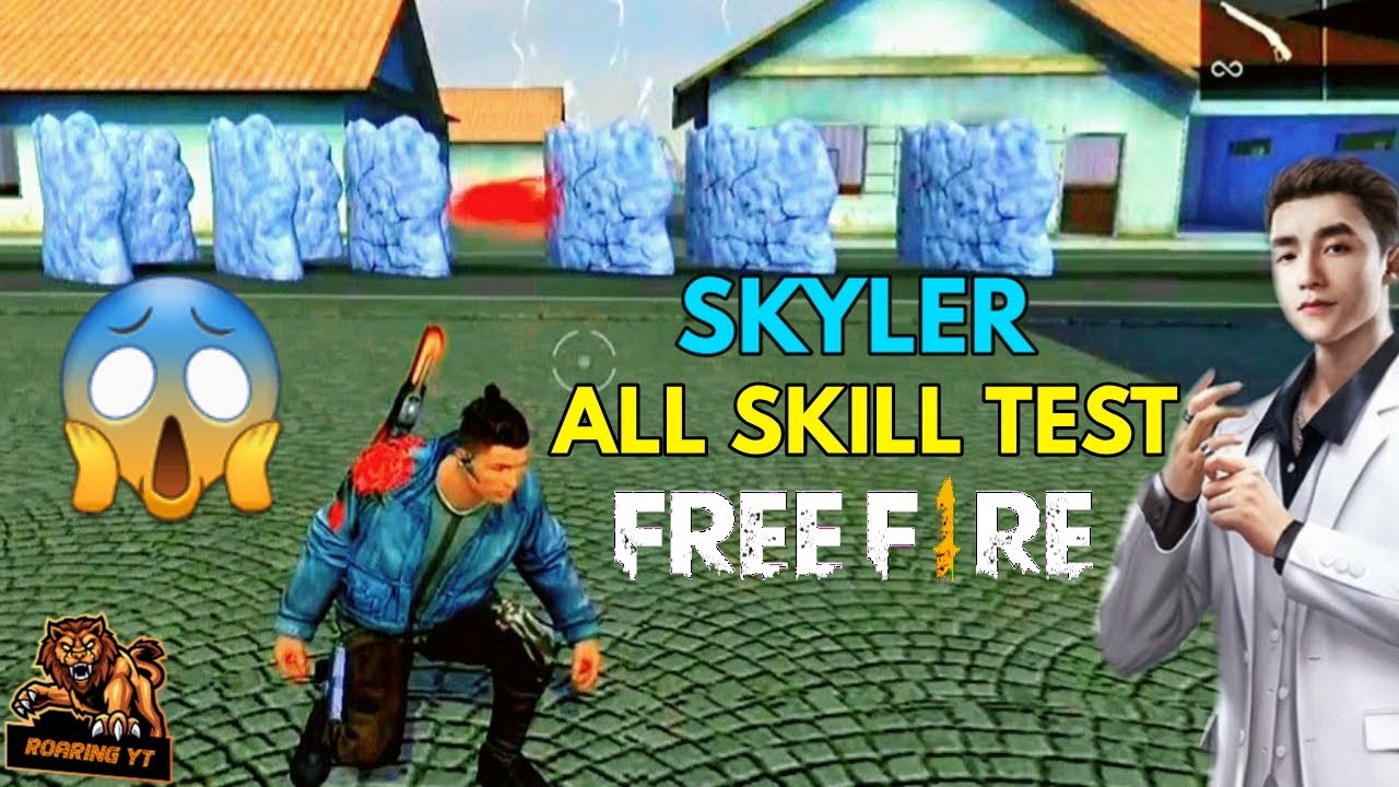 Skyler All Skill Ability Test Review || Free Fire Character