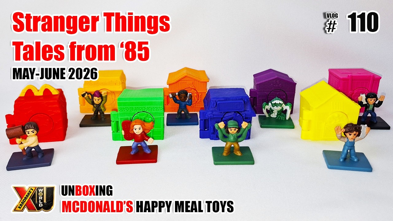 Stranger Things Tales from '85 | Happy Meal Toys | May 2026