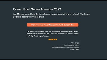 Real-Time Success Logon Monitoring and Reporting with Corner Bowl Server Manager 2022