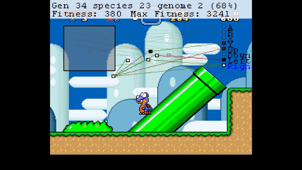 Super Mario World - MarI/O Machine Learning - YouTube