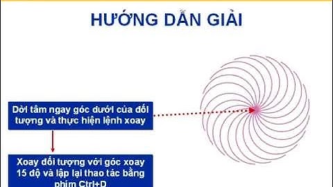 Bài 1.2: Điều khiển đối tượng (hình tròn -- xoay) - Hướng dẫn giải