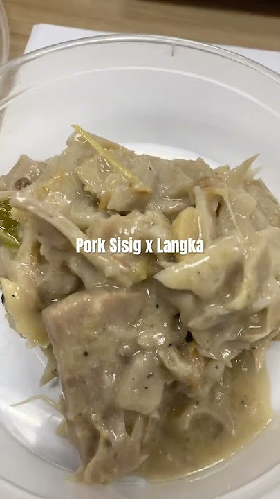 Pork Sisig x Langga for Lunch