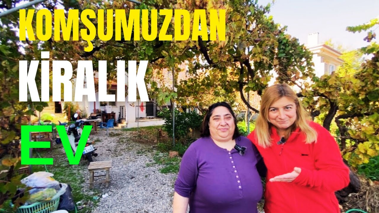 KOMŞUMUZDAN UYGUN FİYATA KİRALIK BAHÇELİ EV..  #köyhayatı