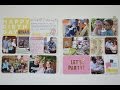 2-in-1 Project Life Process Video - Birthday Layouts