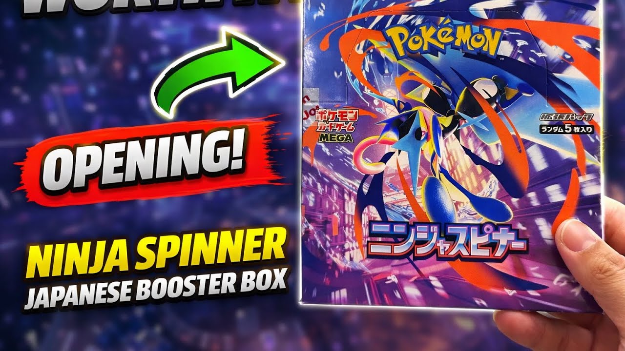 NINJA SPINNER BOOSTER BOX OPENING!! - YouTube