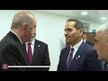 Der Präsident der Türkei empfängt SE den Ministerpräsidenten und Außenminister