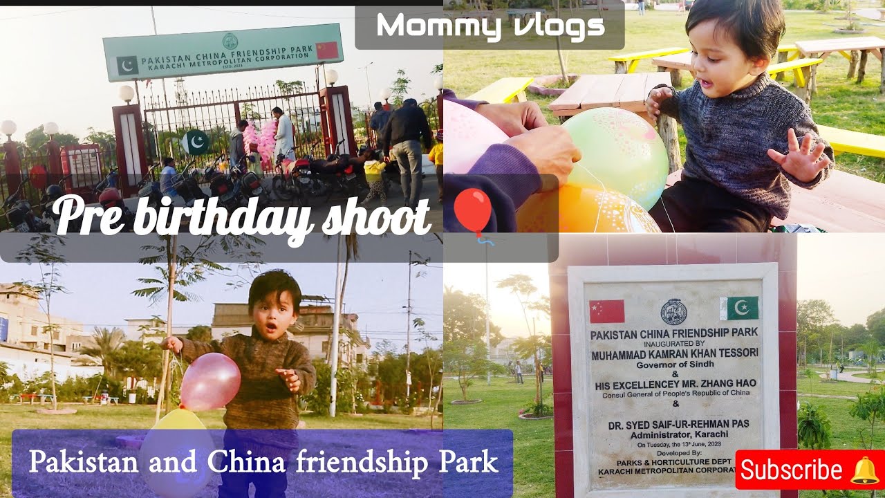 PreBirthday Shoot at Pak & China Friendship Park Mommyvlogs