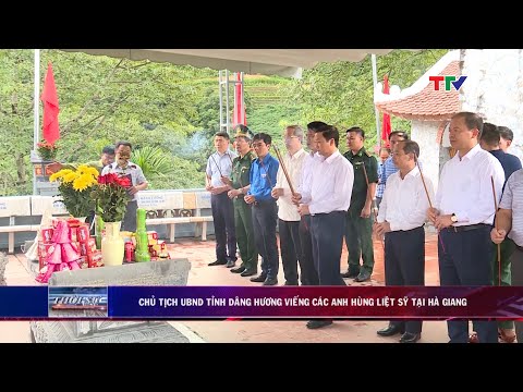 Video Chủ tịch UBND tỉnh dâng hương viếng các anh hùng liệt... - youtube