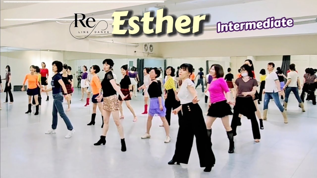 Esther Line Dance || 에스더 || Intermediate || Re Line Dance 토요동호회 1.3주 고급반