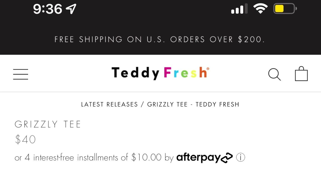 Teddy Fresh Haul