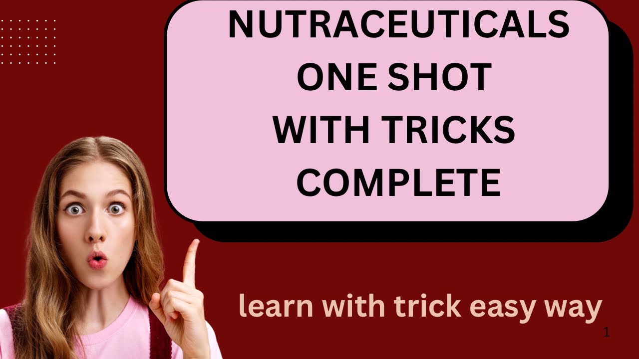 NUTRACEUTICALS ONE SHOT WITH TRICKS ||TRICKS AUSHADH KALPA
