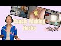 CANDLE MAKING HACKS | Wax Sprinkles, Double Wick Template, and Fragrance Organization