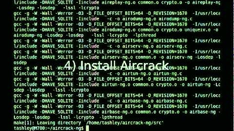 Video Tutorial: Installing Aircrack + Wicrawl on Ubuntu Linux