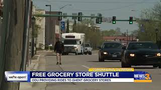 Free grocery store shuttle