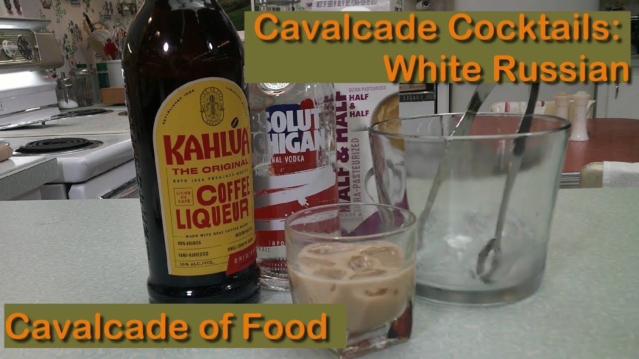 Cavalcade Cocktails: White Russian - a mid-century classic cocktail!