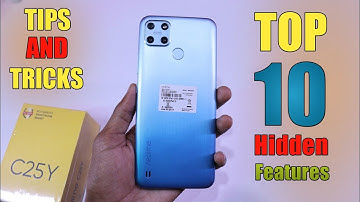 Realme C25Y Tips And Tricks | Top 10+ | Realme C25Y R Edition Hidden Features