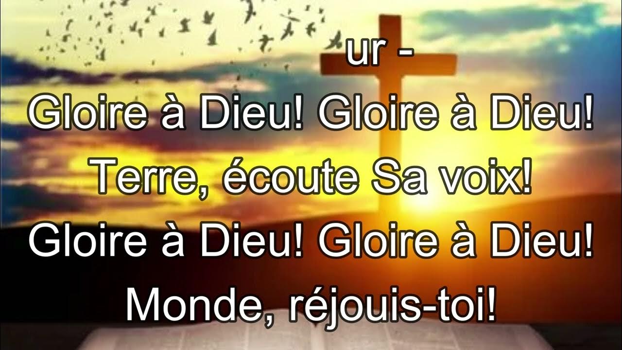 À Dieu soit la gloire Instrumental piano YouTube