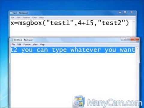 How to make a fake error message in windows