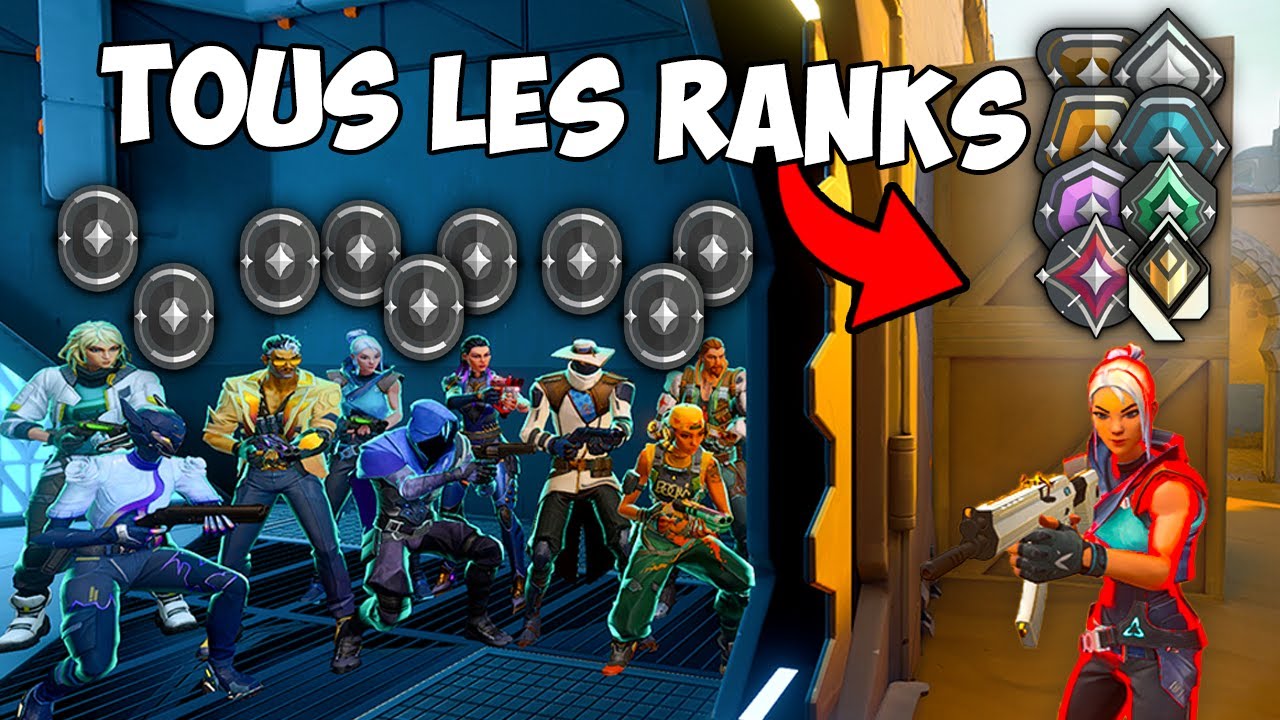 TOUS les RANKS de VALORANT contre 9 Fer !