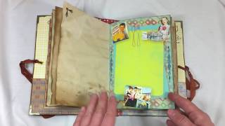 Junk Journal made with "June's Kitchen" retro cooking digi kit