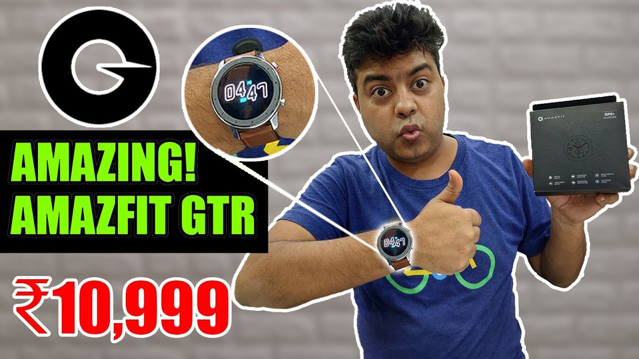 amazfit gtr youtube