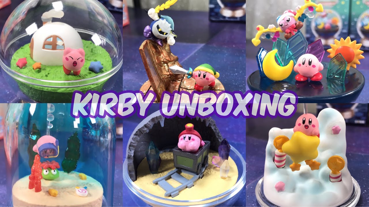Re-Ment Miniature Stars Kirby Terrarium Collection rement Full set of 6 NEW