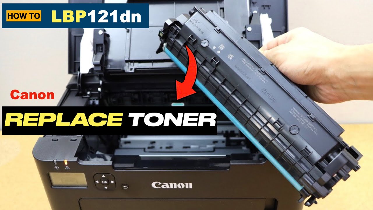 Инструкция по замене чернил и тонера в принтере Canon ImageCLASS LBP121dn.