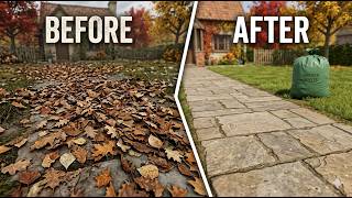 Relaxing Leaf Cleaning - Leaf it Alone (No Commentary / ASMR)