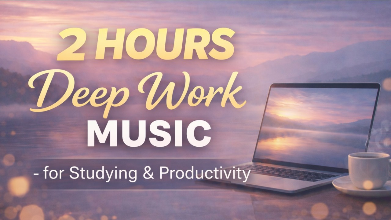 2 Hours Deep Work Music – Soft Cinematic Ambient for Studying & Productivity