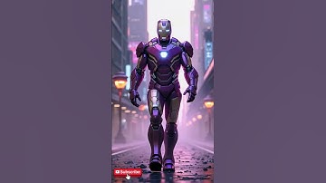 Part 1. IRON MAN x COLOR ⚡🤖!! #ai #ironman #avengers #superhero #fusion #shorts #trending #dc