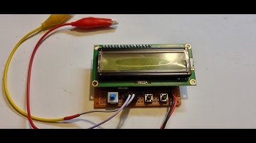 L/C метр (Arduino)(lcd 1602). Измеритель емкости и индуктивности на простой макетке!