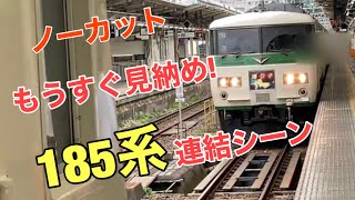 【ノーカット】185系特急「踊り子」（東海道線、伊東線、伊豆急行線）連結【高音質】【チャンネル登録1000人達成記念企画】