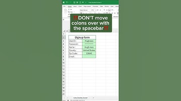 Excel COLON NUMBER FORMAT! Make Your Spreadsheets POP with This Trick