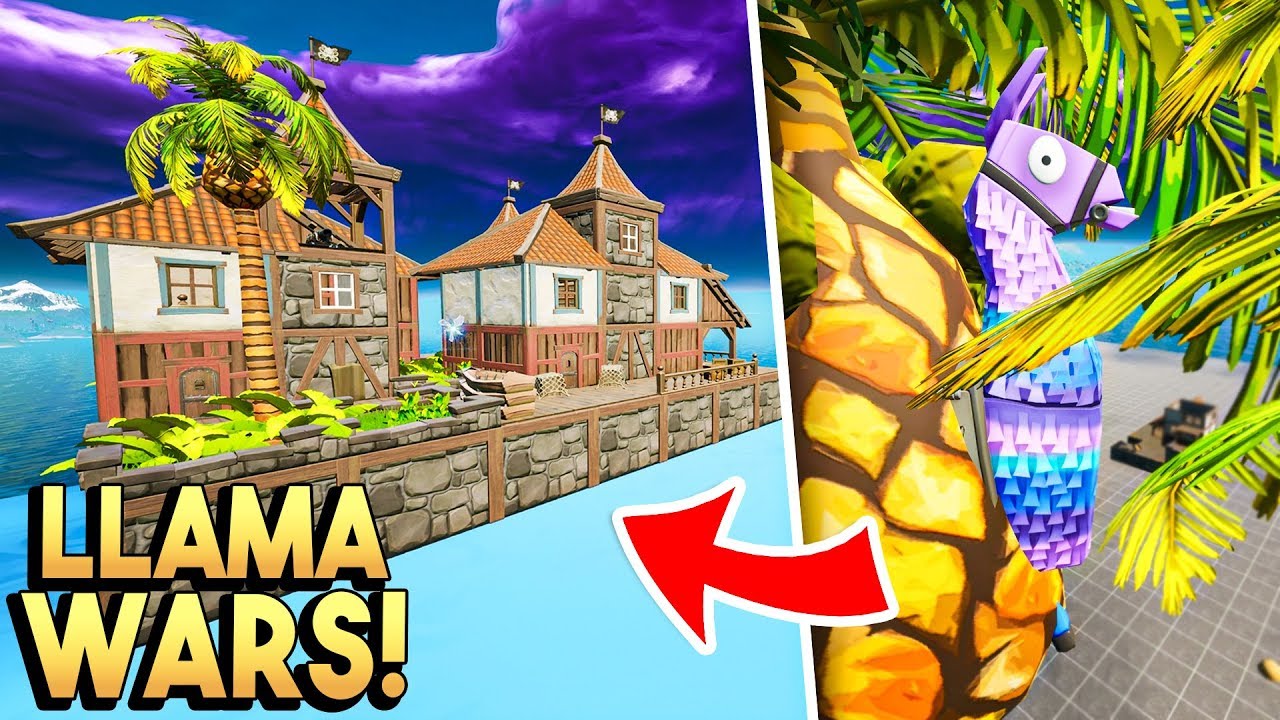 2v2v2 LLAMA WARS in Fortnite! (PIRATEN⚓)