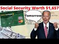 COUNTDOWN IS ON! Social Security Worth $1,657 Goes Out Tomorrow! Americans Set To Get The Cash!!