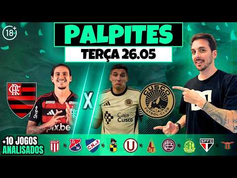 PALPITES DE FUTEBOL PARA HOJE 26 05 2026 (TERÇA-FEIRA)