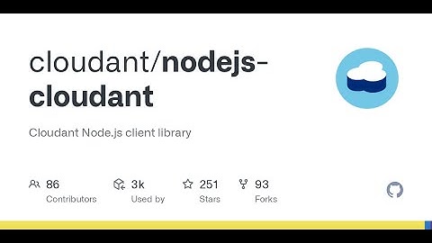 Connect Cloudant NoSql db through NodeJS