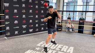 Nikita Tszyu MATRIX Style Defensive Drill • FULL OPEN WORKOUT vs Danilo Creati