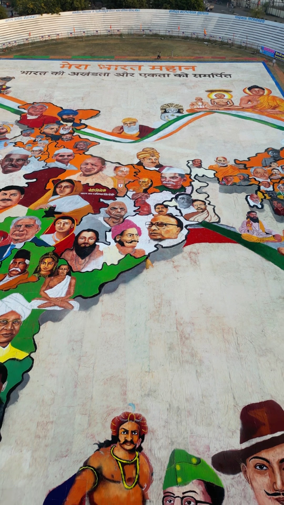 100 hrs 100 portraits | 84000 sqft rangoli WORLD RECORD | challenge completed ??