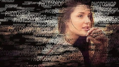 Text portrait effect  photoshop tutorial cs6  photo effects