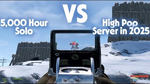 How A 5k Hour Solo Dominates High pop Server In 2025 | Official Vanilla Rust
