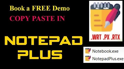 Free Sample Free Demo Image to Notepad Plus Conversion Data Entry Ebook Typing Solutions | Encryptor