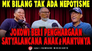 MK BILANG TAK ADA NEPOTISME, JOKOWI BERI PENGHARGAAN SATYALANCANA ANAK & MANTUNYA