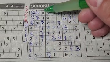 Wednesday. Bonus Extra edition (#8578) Three Stars Sudoku puzzle. 05-22-2024 part 1 of 4
