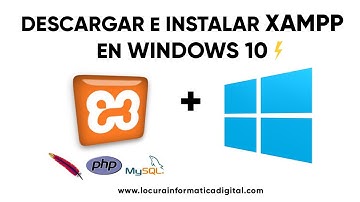 Cómo Descargar e Instalar XAMPP en Windows 10 | Fácil y Rápido ⚡