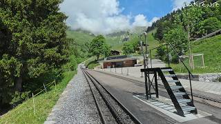 Cab ride - Brienz Rothorn Bahn Switzerland | 4K HDR 60p