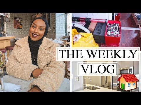 GETTING RID OF 90% OF MY MAKEUP, APARTMENT SNEAK PEAK & NYC PREP! | Aysha Harun